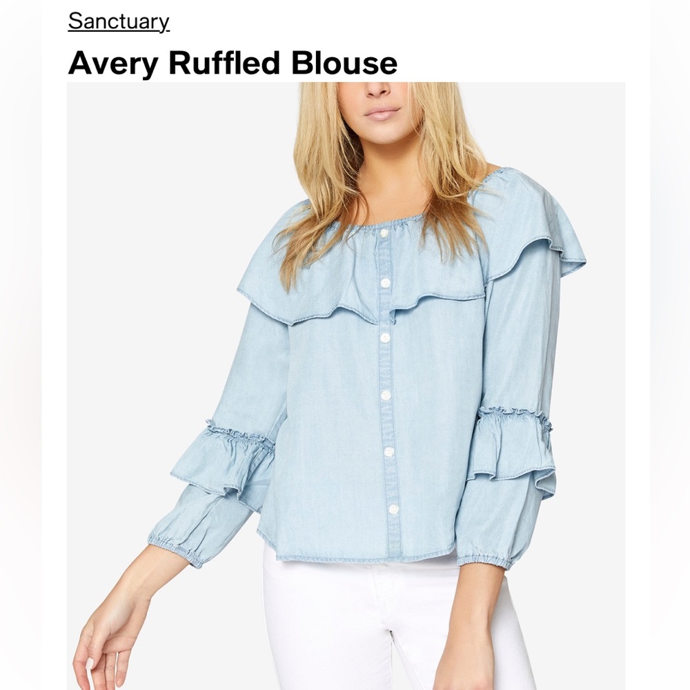 🧚🏻‍♂️Sanctuary Beautiful Raffled Top 🧚🏻‍♂️ - Picture 11 of 12